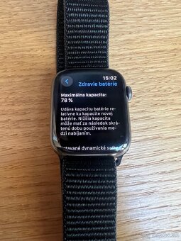 Predám apple WATCH 7 45mm, LTE, STAINLESS STEEL + ZAFIR - 3