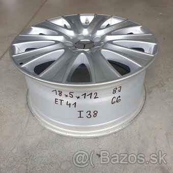 Hliníkové Mercedes S disky 5x112 R18 ET41 - 3