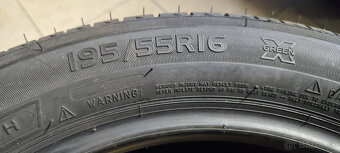 Predám pneumatiky Michelin 195/55R16 - 3