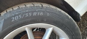 Alu disky 5x100 R16, pneu letné 205/55 R16 - 3