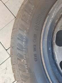 185/65 r15 zimné pneumatiky + disky 5x100 - 3