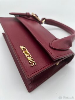 Jacquemus burgundy kabelka - 3