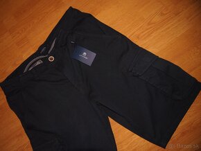 Gant pánske krátke nohavice kapsáčové tmavomodré - 3