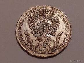 Originál 10 grajciar r. 1789 Jozef II. Habsburský - 3