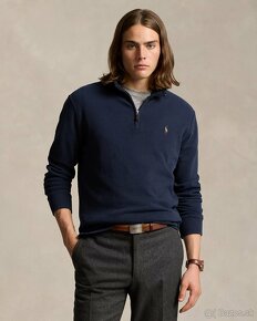 Ralph Lauren Estate-Rib Quarter-Zip Pullover, velkost XL - 3