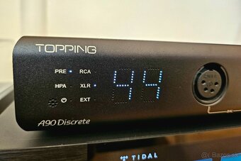 Topping A90D Discrete - Hi-Res sluchadl. zosilnovac/pre amp - 3