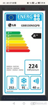 Kombinovaná chladnička LG - 3