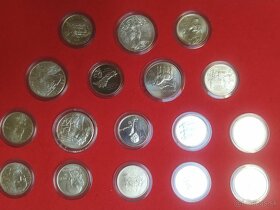 Slovenské pamätné mince Ag 1993-2008 BU, - 3