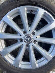 Original Mercedes disky R17, 5x112, sivé - 3