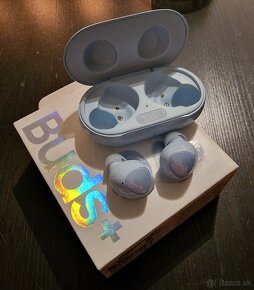 Samsung Galaxy Buds+ 2ks modrá & červená - 3