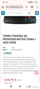 Predám termo tlačiareň na tetovanie Tatto - 3