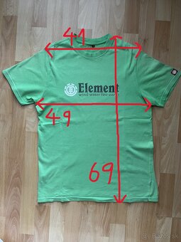 Zelené tričko Element S - 3