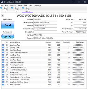 HDD WD Green 750GB - 3