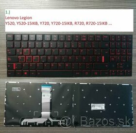 Klavesnice Lenovo Y520 Y720 Y720-15IKB R720 // Y700-15isk .. - 3