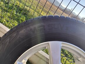 Predám nové alu+nové zimné pneu Nokian 5x114,3 215/70r16 - 3