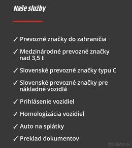 Európske + Slovenské prevozné značky ✅2024✅ | Prevozky.sk - 3