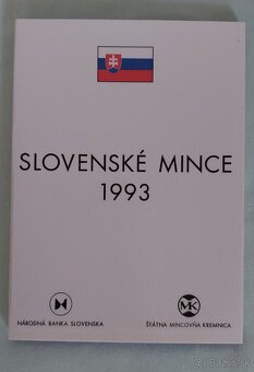 SADY SLOVENSKÝCH mincí roky: 1993, 1994, 1995, 1996, 1997 - 3