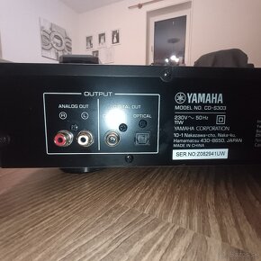 Predám HIFI cd prehrávač  YAMAHA s303 + ovladač - 3