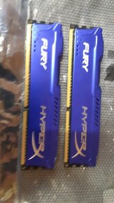 KINGSTON HyperX Fury BLUE 8GB (2x4GB)/DDR3/1600MHz/CL10/1.5V - 3