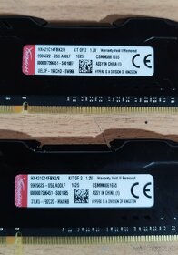 DDR 4 HyperX 2x4GB - 3