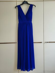 Spoločenské šaty královská modrá - 3