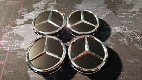 Mercedes krytky stredovej diery kolies 75mm viac farieb PO - 3