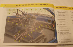 PEUGEOT 307 5 dv. + kombi příručka na obsluhu - 3