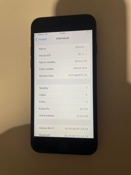 Krásny Iphone SE 2020 64GB batéria 88 percent - 3