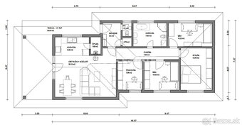 5 IZ.  RODINNÝ DOM S VEĽKORYSÝM POZEMKOM - 209 000.-€ - 3