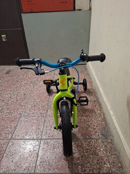 Predám detský bicykel 12 koka Cube zelený - 3