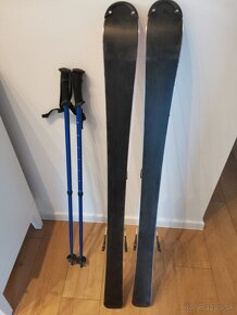 Lyže VOLKL Racetiger GS 120 cm + lyžiarky Nordica + palice - 3