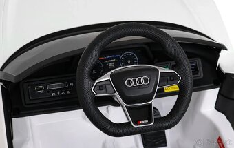 Elektrické detské autíčko AUDI E-Tron GT biele - 3