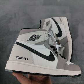 Nike Air Jordan 1 high šedo-biele - 3