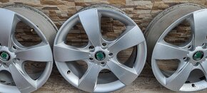 Predám originál Škoda Pegasus elektrony 5x112,7Jx17 ET 54 - 3