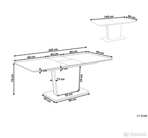 Jedálenský rozťahovaci stôl - 3
