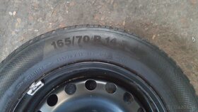 UP 165/70r14T disky + pneu + puklice - 3