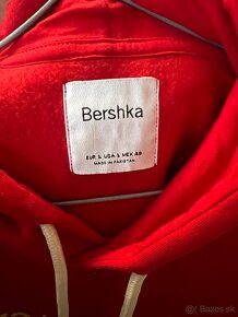 Červená mikina | BERSHKA - 3