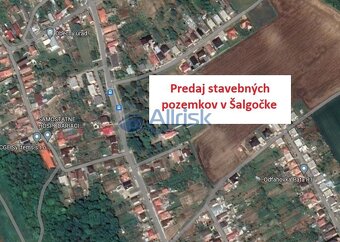 Predpredaj stavebných pozemkov v obci Šalgočka. Pozemok čísl - 3