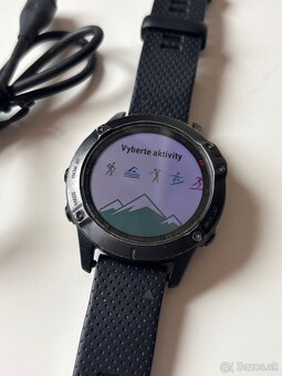 Garmin Fénix 6 Sapphire 48mm čiernej farby - 3