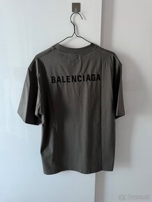 Balenciaga dark grey tričko - 3