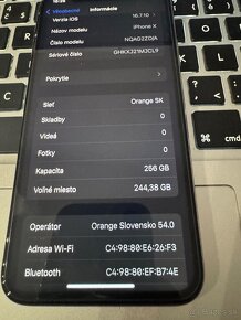iPhone X 256GB biely,nová bateria - 3