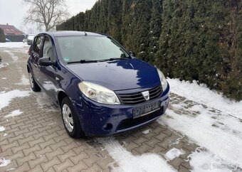 Dacia Sandero 1,2i/16V klima , 1 Majitel benzín manuál 55 kw - 3