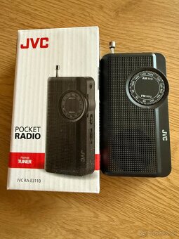 Predám nové prenosne radio JVC RA-E311B - 3