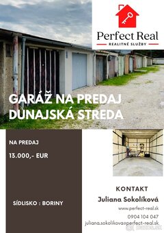 GARÁŽ na predaj, Boriny, Dunajská Streda - 3