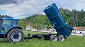 Traktorový náves,Príves,Vlečka,Vlek za Traktor,Dumper 16t - 3