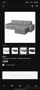 Gauc ikea Kivik s lezadlom - 3