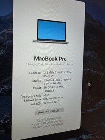 MacBook Pro i7 s touchbarom - 3