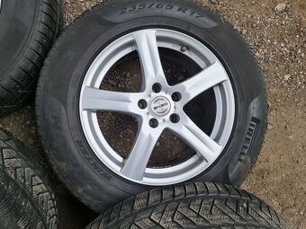 zimní Alu kola disky Mercedes Škoda 5x112 r17" - 3