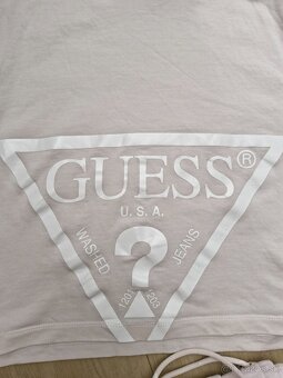 Guess svetla ruzova teplakova suprava crop top - 3