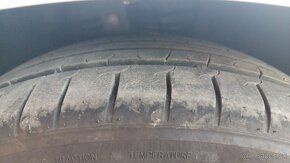 Predám disky Audi 5x112 R18 7,5J + pneu 225/45 r18 letné - 3